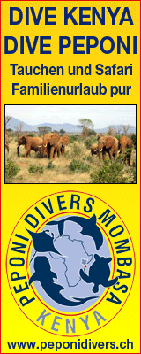 Banner Peponi Divers Kenia